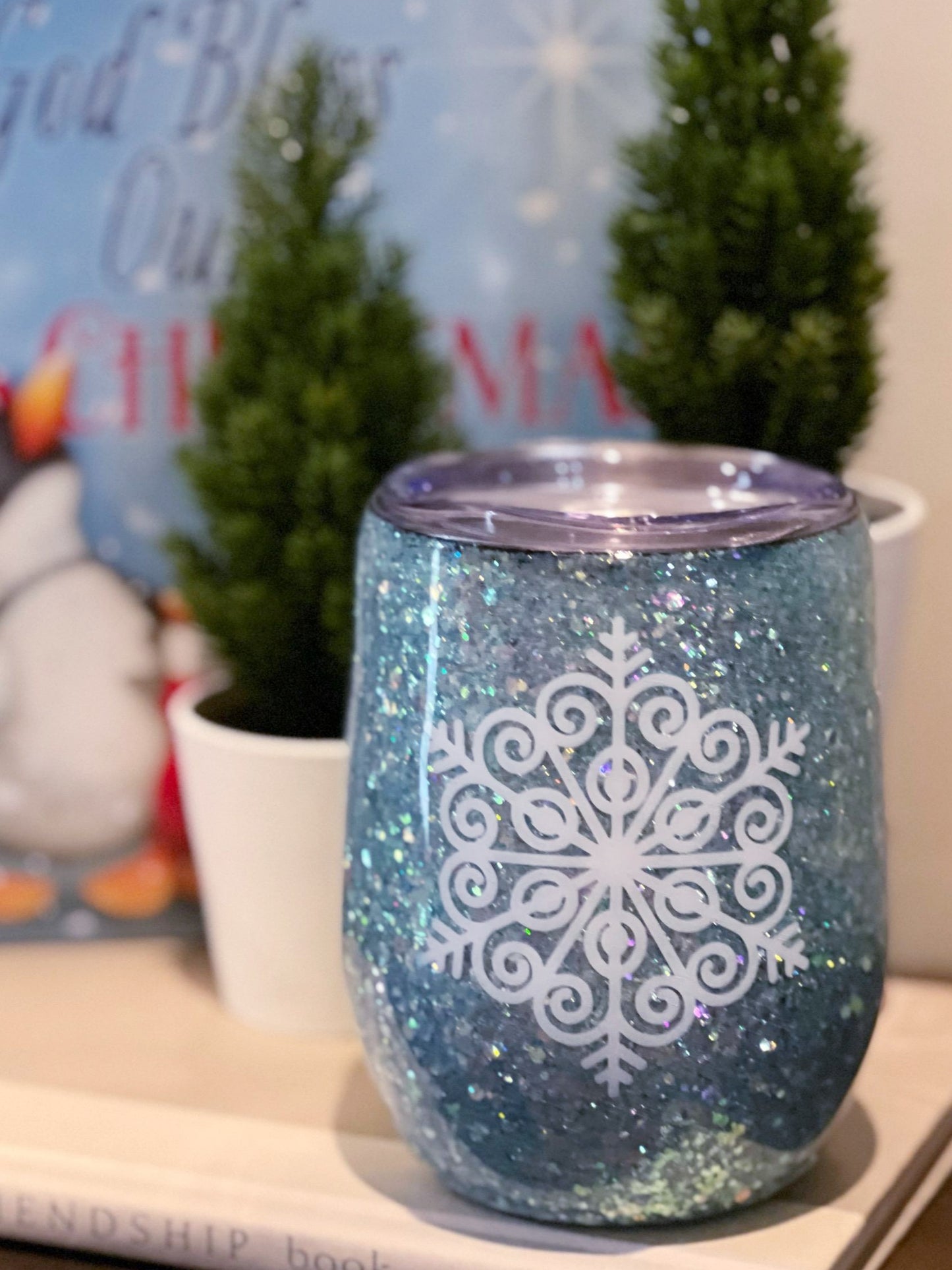 12oz Wine Tumbler Customizable