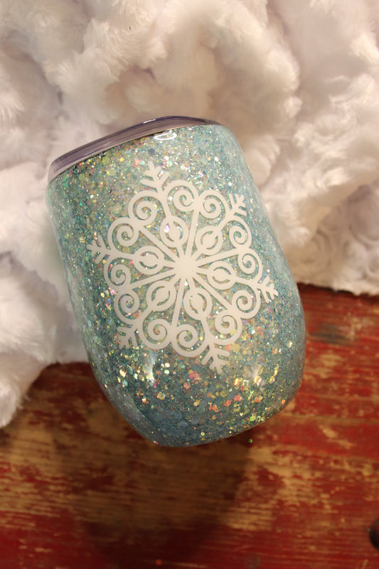 12oz Wine Tumbler Customizable